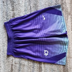 Nike KD Dri-Fit Purple Blue Basketball Shorts - Size Men's Medium